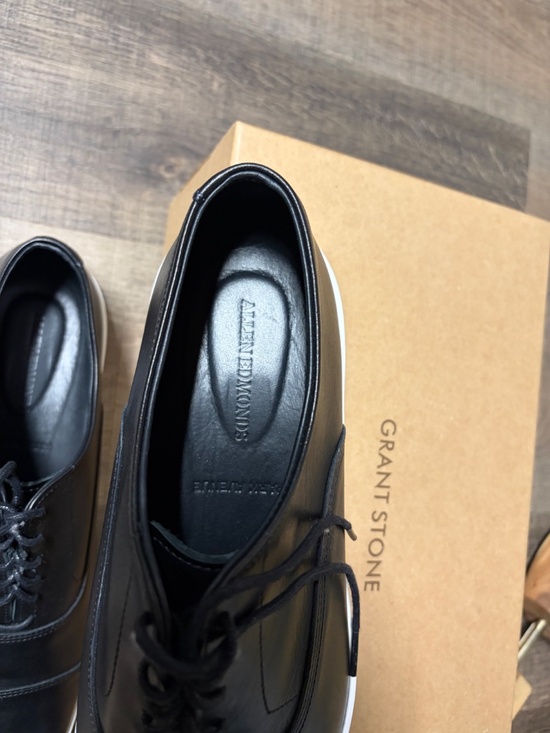 Allen Edmonds Park Ave 2.0 Dress Sneaker Black Leather 11.5 E Wide main image 8